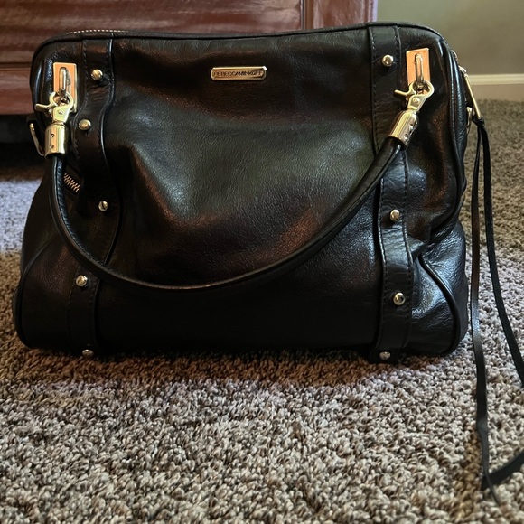 Rebecca Minkoff Black Satchel with Structured Design - Picture 3 of 9